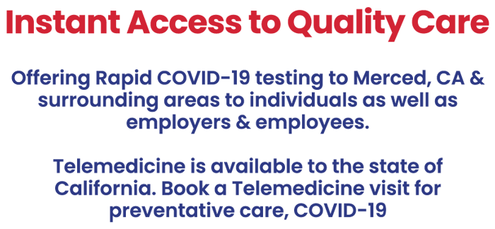 Rapid COVID-19 Testing Near Me in Merced, CA - Getwell Urgent Care Rapid COVID-19 Testing Near Me in Merced, CA - Getwell Urgent Care